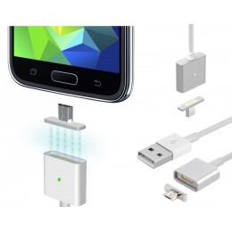 Adattatore magnetico caricabatterie Micro USB cavo ricarica Android 1 MT