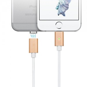 2 in 1 cavo di ricarica per iPhone e Android MAGNETICO USB Lightning a Micro
