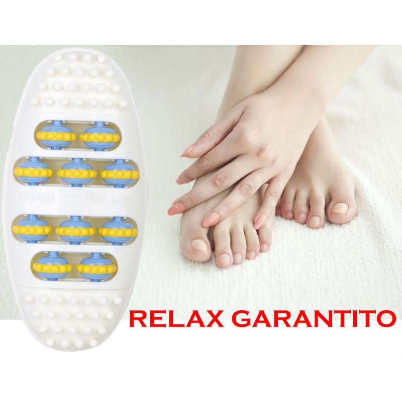 RULLO a piede cura del CORPO massaggio riflessologia relax sollievo