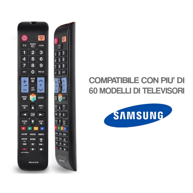 Telecomando di ricambio per Samsung RM-D1078+ TV Televisore / Nuovo compatibile