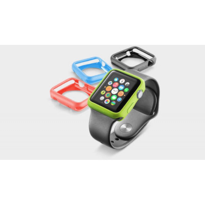 CASE COVER CUSTODIA IN GOMMA TPU GEL SILICONE Per Apple Smart Watch iWatch 42 mm