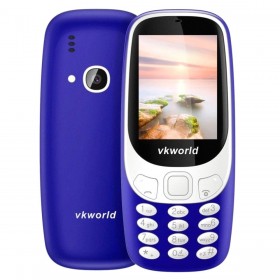 VKWORLD Z3310 FEATURE PHONE  2.4 INCH 3D SCREEN, 1450MAH BATTERY  CLASS K - BLUE