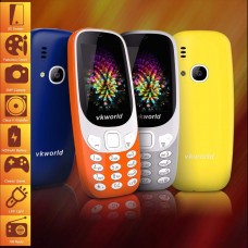 VKWORLD Z3310 FEATURE PHONE  2.4 INCH 3D SCREEN, 1450MAH BATTERY  CLASS K - ARANCIONE