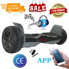 HOVERBOARD AZZURRO E FANTASIA 8,5 POLLICI BLUETOOTH SPEAKER SELF BALANCE 