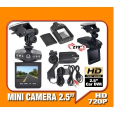 Mini Camera 2.5" HD 720 DVR TELECAMERA PER AUTO