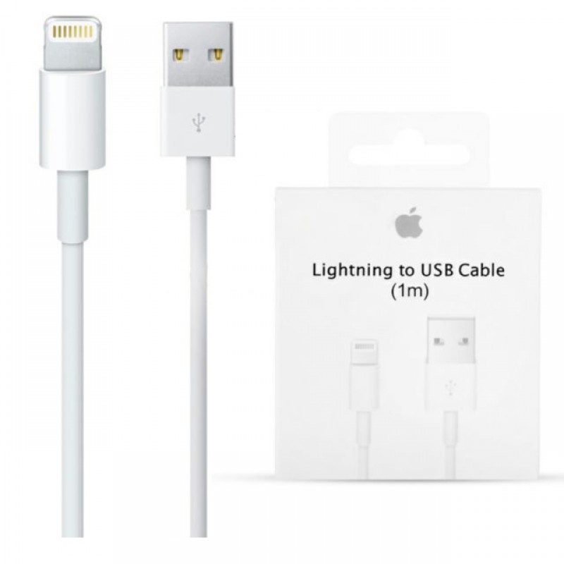 Apple MD818ZM/A Cavo Lightning USB per iPhone 5, 5S, 5C, 6, 6S, SE, 6S Plus, 7, 7 Plus, iPad Air, iPad PRO con Scatola