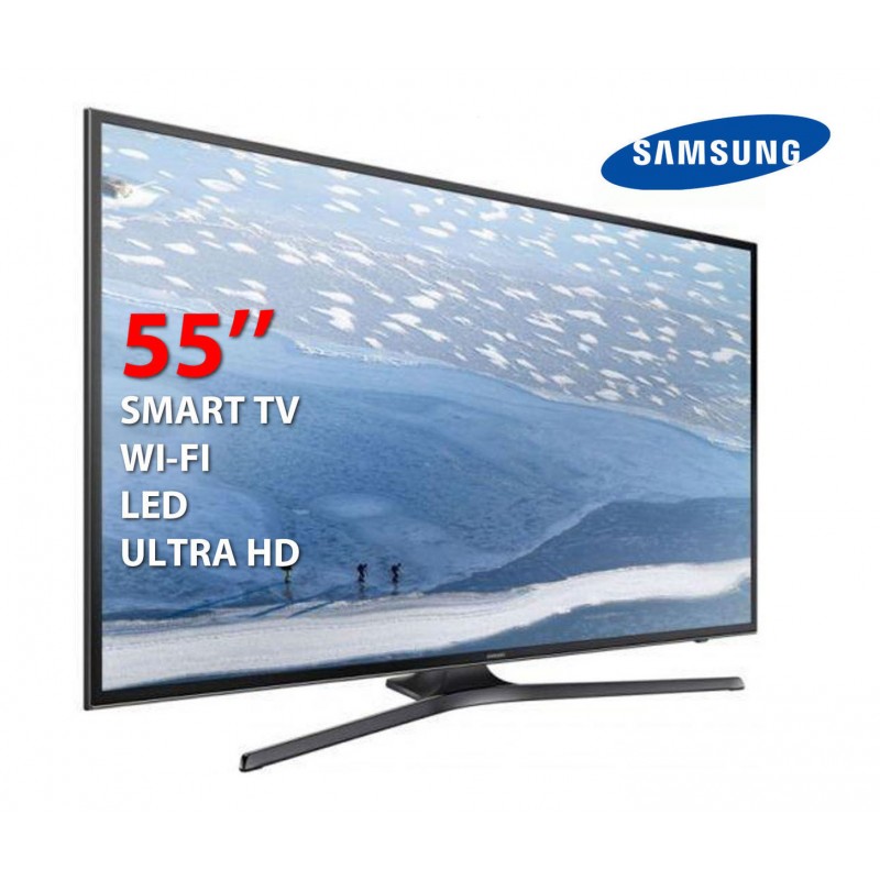 TELEVISORE 55'' Smart TV Samsung TV 55'' UHD 4K UE55KU6072 WI-FI LED ULTRA HD