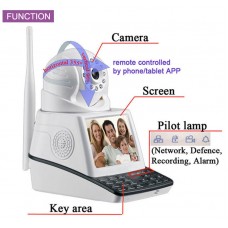 Telecamera Wifi P2P IP Video Call Phone Recorder LCD Monitor Module Videocamera