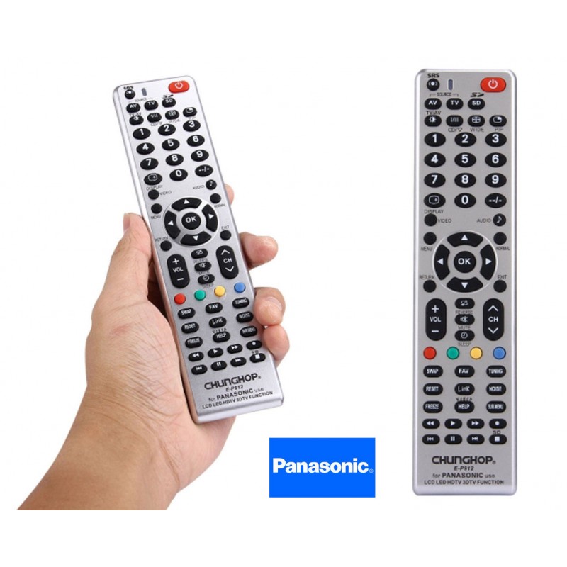 Telecomando di ricambio per PANASONIC TV Televisore - Nuovo E-S916  Universale